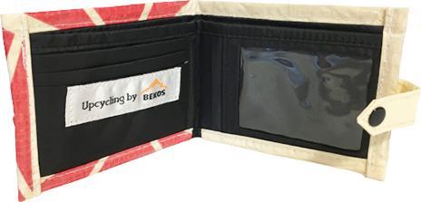 Image du produit Bekos Upcycling - Portefeuille avec languette en sacs de ciment recyclés Elephant