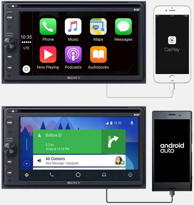 Image du produit Sony Xav-Ax205db (Voiture Android, Apple Carplay)