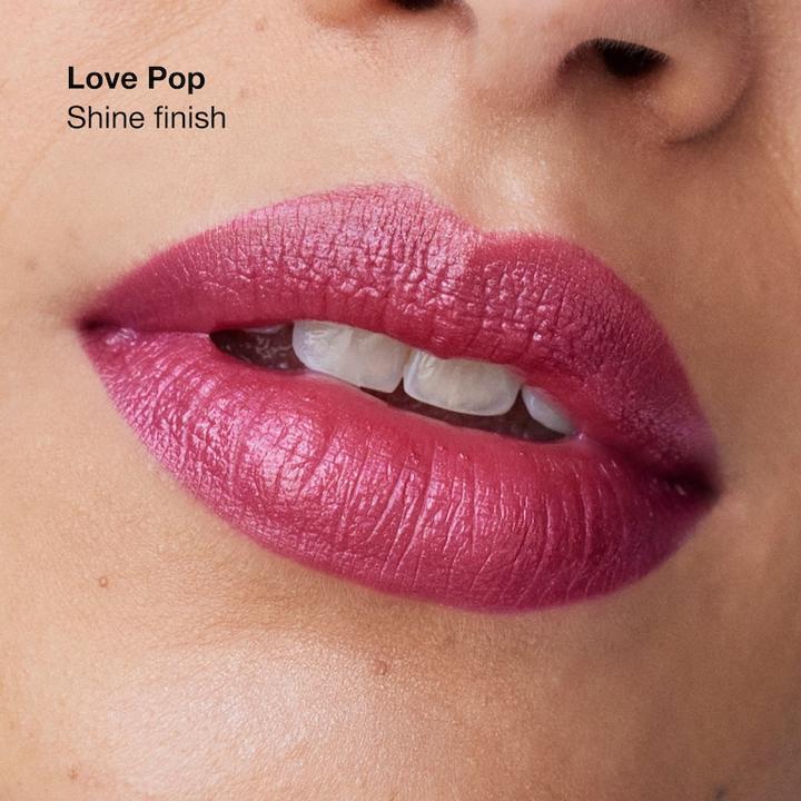 Actual product image Clinique Pop Longwear Lipstick Shine Love Pop (Love Pop)