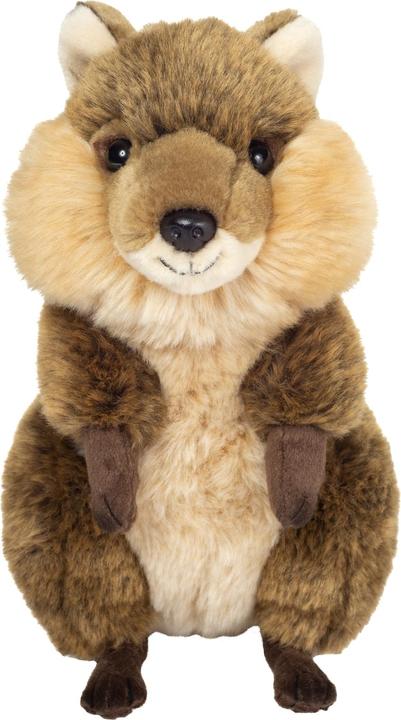 Actual product image Teddy Hermann 923251 - Quokka, 24cm, cuddly toy with animal information, special collection: explain (24 cm)
