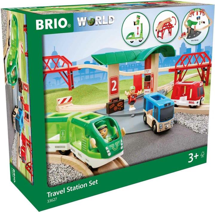 Image du produit Brio Train de passagers avec gare routière