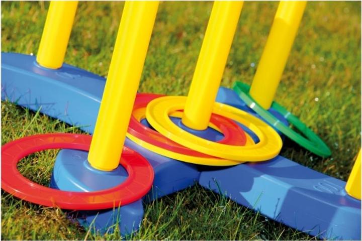 Actual product image Outdoor Active Ring throwing game with 4 rods