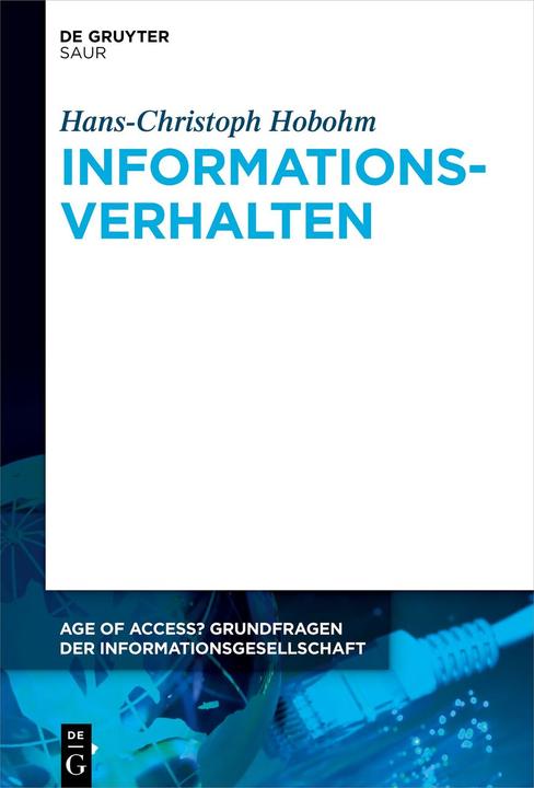 Immagine prodotto Informationsverhalten (Tedesco, Hans-Christoph, 2024)