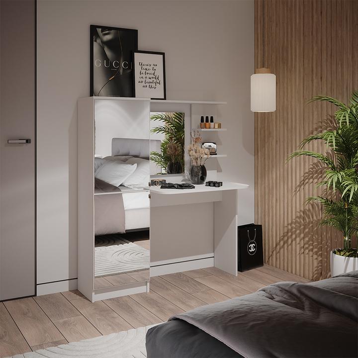 Actual product image Vicco Jasmine with mirror (123 x 33 x 141.5 cm)