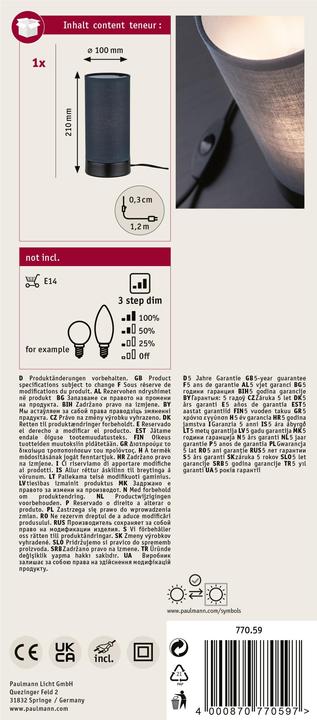 Image du produit Paulmann Pia (E14)