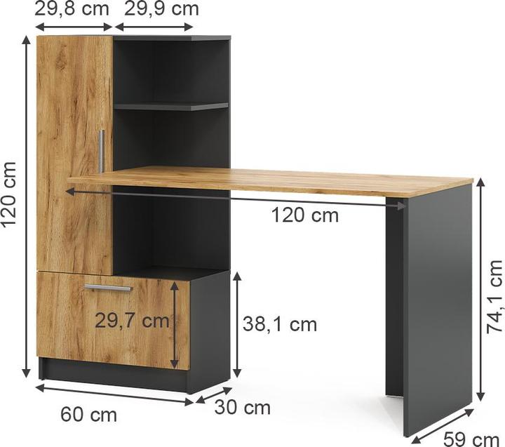 Immagine prodotto Vichy Tomy (150 x 59 x 120 cm)