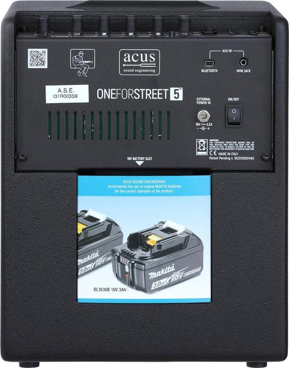 Image du produit Acus Sound Engineering Akustikverstärker Oneforstreet 5 (Guitare, 40 W)