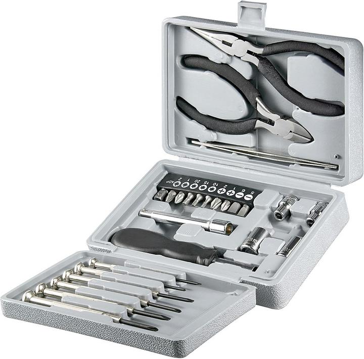 Produktbild InLine Goobay Universal-Feinmechaniker-Set, 25-teilig, in Plastikbox