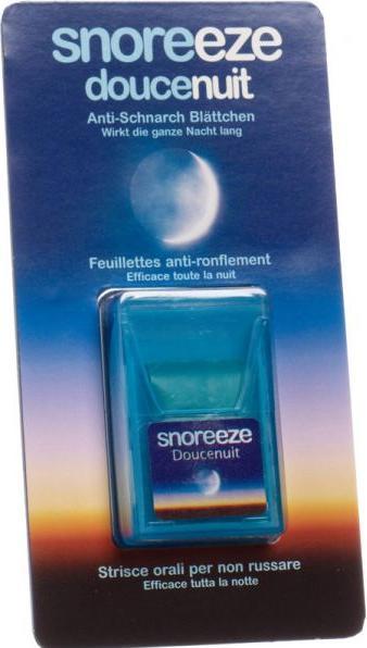 Actual product image Snoreeze Doucenuit anti-snoring leaf