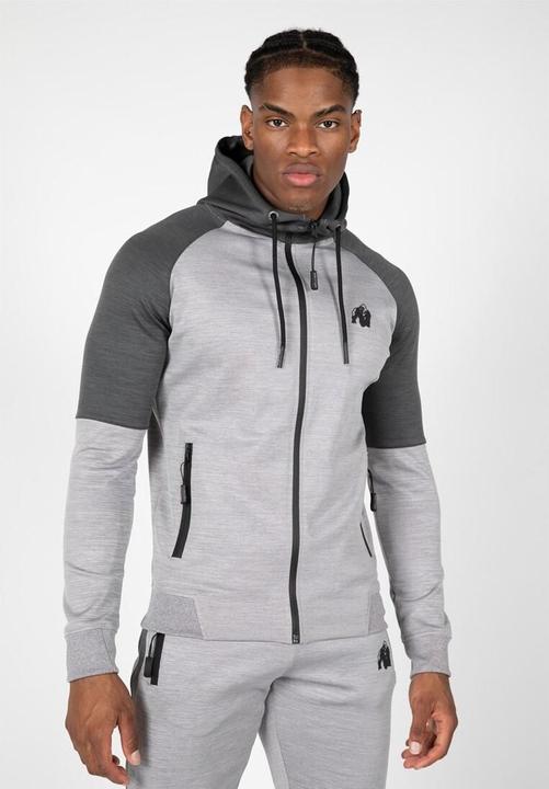 Actual product image Gorilla Wear Sullivan Track Jacket Grey (XXL)