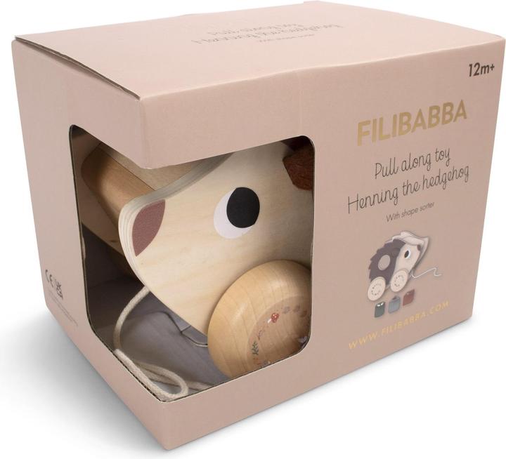 Produktbild Filibabba Spielzeug zum Hinterherziehen - Henning der Igel