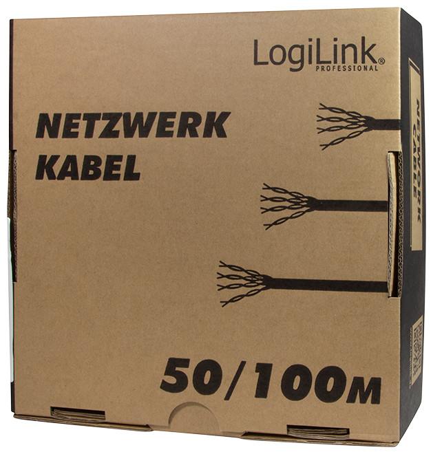 Produktbild LogiLink Netzwerkkabel (S/FTP, CAT6, 100 m)