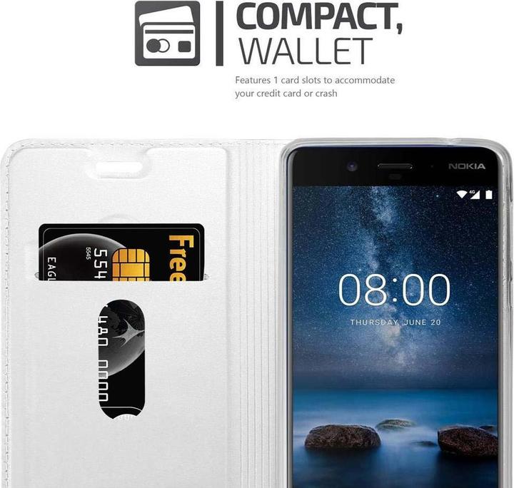 Actual product image Cadorabo Book Classy Style Cover (Apple iPhone 8)