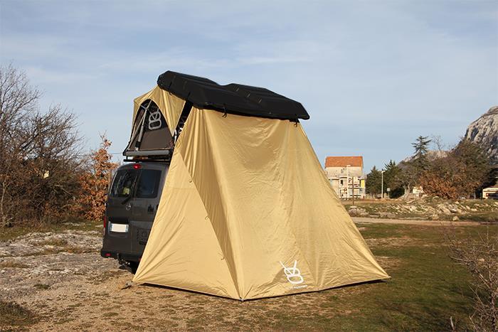 Actual product image V8 Equipment E.BEX.2 (Roof tent, 62 kg, 2 persons)