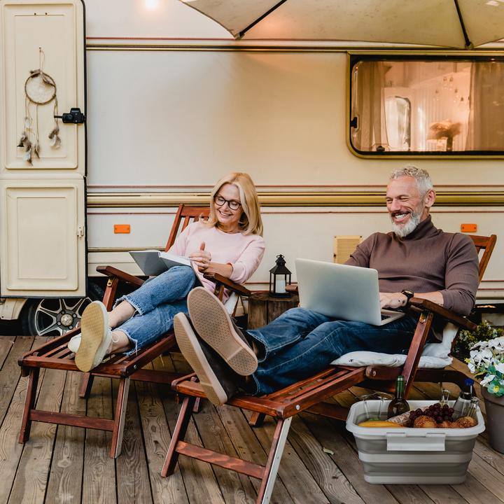 Image du produit Relaxdays Panier pliant