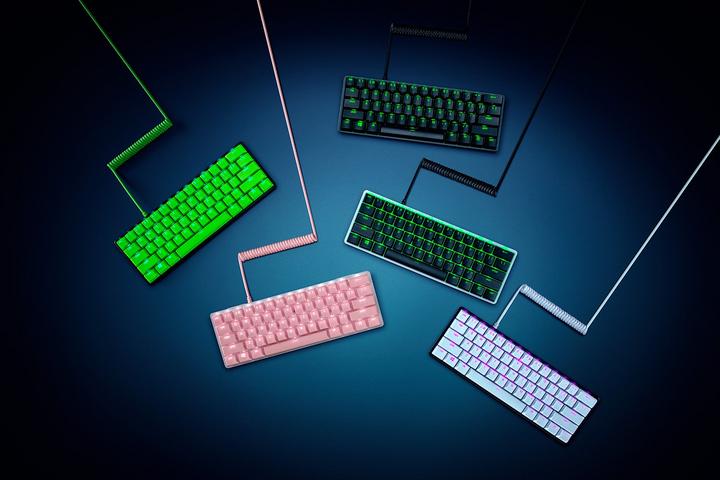 Productafbeelding Razer PBT sleutelkap + spiraalkabel upgradeset