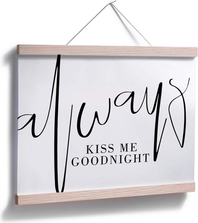 Immagine prodotto Trenddeko Dammi sempre il bacio della buonanotte (50 x 40 cm)