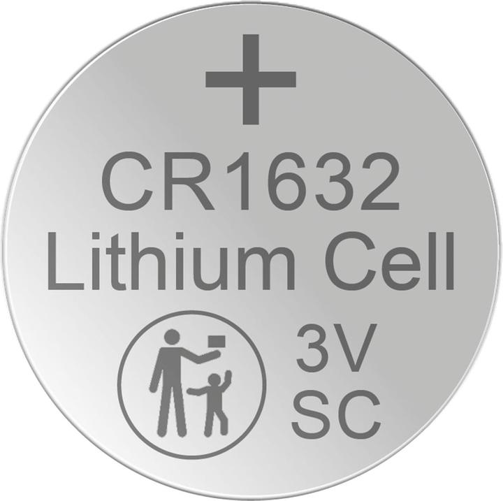 Image du produit Hückmann Pile bouton au lithium 3V (5 pcs, CR1632, 130 mAh)