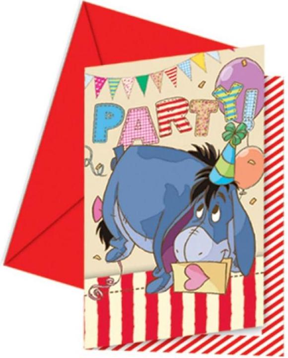 Image du produit Special Day Sàrl Kits d'invitation Winnie l'ourson