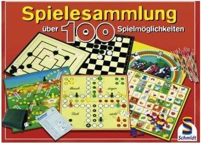 Actual product image Schmidt Spiele Game collection over 100 games (German)