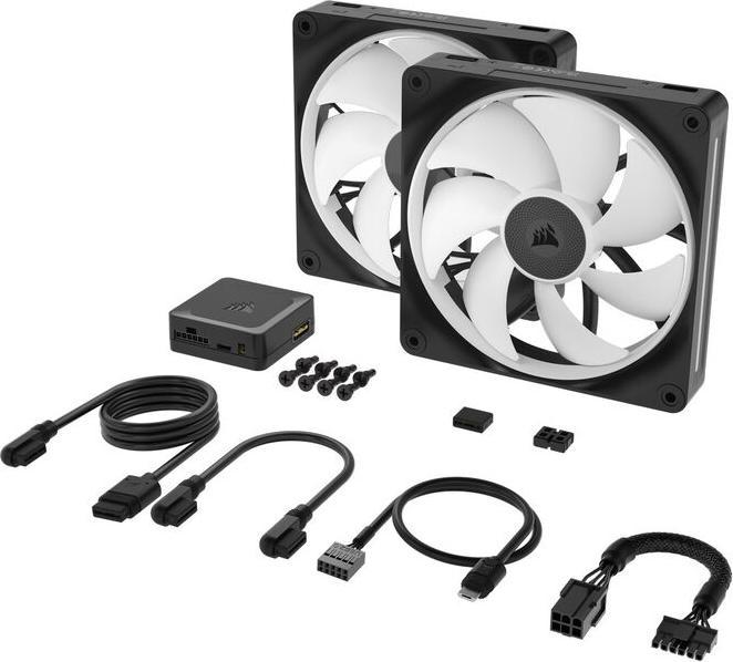 Actual product image Corsair iCUE LINK LX140 RGB (140 mm, 2 x)