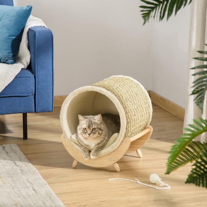 Actual product image PawHut Cat house with cushion (Cat)