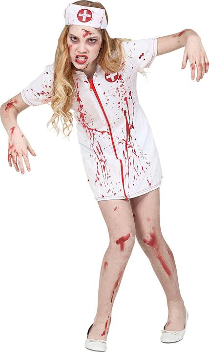 Image du produit Widmann Costume d'infirmière zombie pour enfants (110, 116, 115 A)
