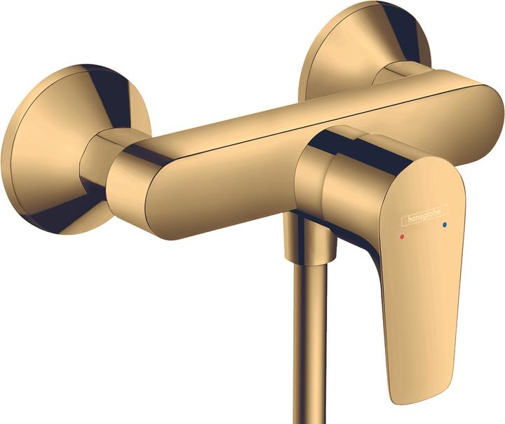 hansgrohe Talis E exposed shower mixer (polished gold optic)