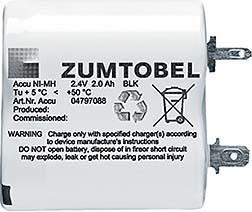 Zumtobel Batteria ZUM NiMH 2,4V 2,2Ah Cs 2 S 59004661