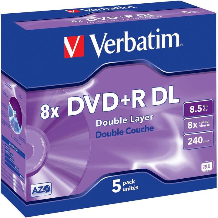 Verbatim Dvd+R dl (5 x)