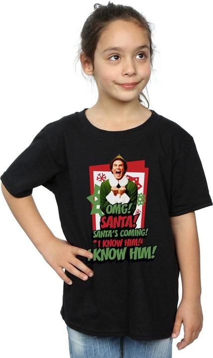 Immagine prodotto Elf OMG Santa Maglietta Ragazze (152, 158)