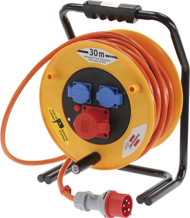 Brennenstuhl Cable reel Brobusta CEE 5G2.5 Length 30 m IP44 (30 m, 2.50 mm²)