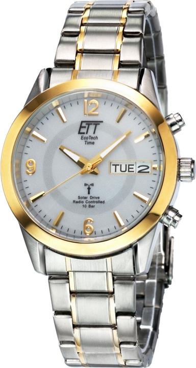 Immagine prodotto ETT EGS-11253-12M Orologio radiocomandato Solar Drive Gobi da uomo 40mm 10ATM (Orologio radiocontrollato, Orologio da polso analogico, 40 mm)