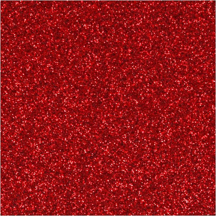 Produktbild Creativ Company Opstrijkfolie Glitter Rood, A5