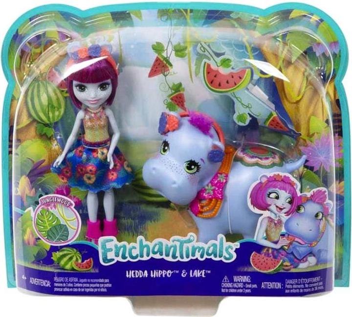 Actual product image Enchantimals ENC theme pack Hedda Hippo & Lake