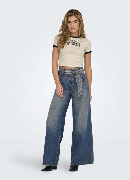 Produktbild Only ONLJOELLE Hohe Taille Weiter Beinschnitt Jeans Jeans mit weitem Bein (25)