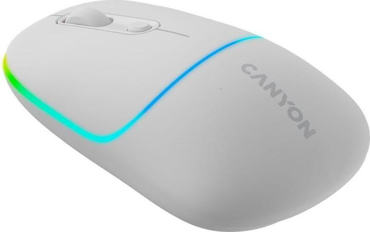 Produktbild Canyon MW-22, 2in1 wireless optical mouse Bluetooth / Wireless USB, 800/1200/1600 DPI, 4 print (Kabellos)