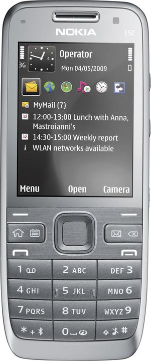 Nokia E52 - Metal Grey Aluminium (2.40", 3 Mpx, 3G)