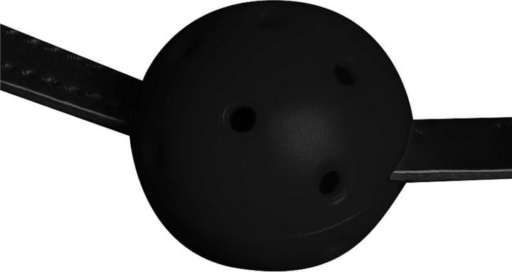 Actual product image Ouch! Head Harness with Mouth Cover and Solid Ball Gag