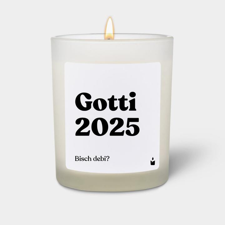 Image du produit Chatty Candles Duftkerze Woody Gotti 2025. Bisch debi?