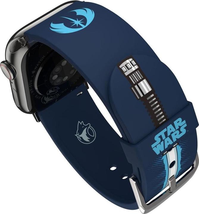 Produktbild Moby Fox Armband Smartwatch Star Wars Darth Vader Lightsaber 22 mm (22 mm, Silikon, Edelstahl)