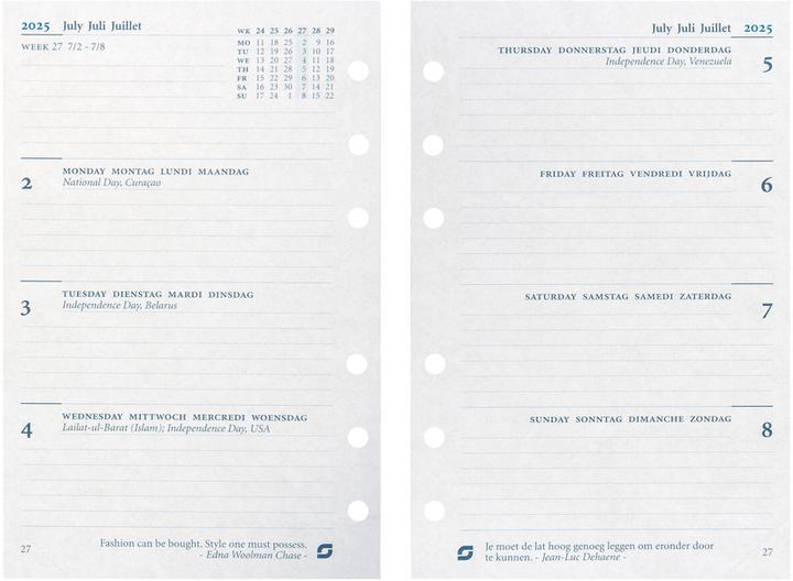 Nutritional values and ingredients Succes Ricambi Senior agenda annuale gennaio-dicembre (9.5 x 15 cm, German, English, Italian, French)