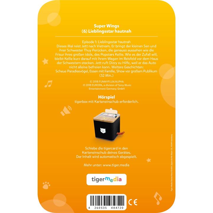 Actual product image Tigermedia tigercard - Super Wings - (6) Favourite star close up