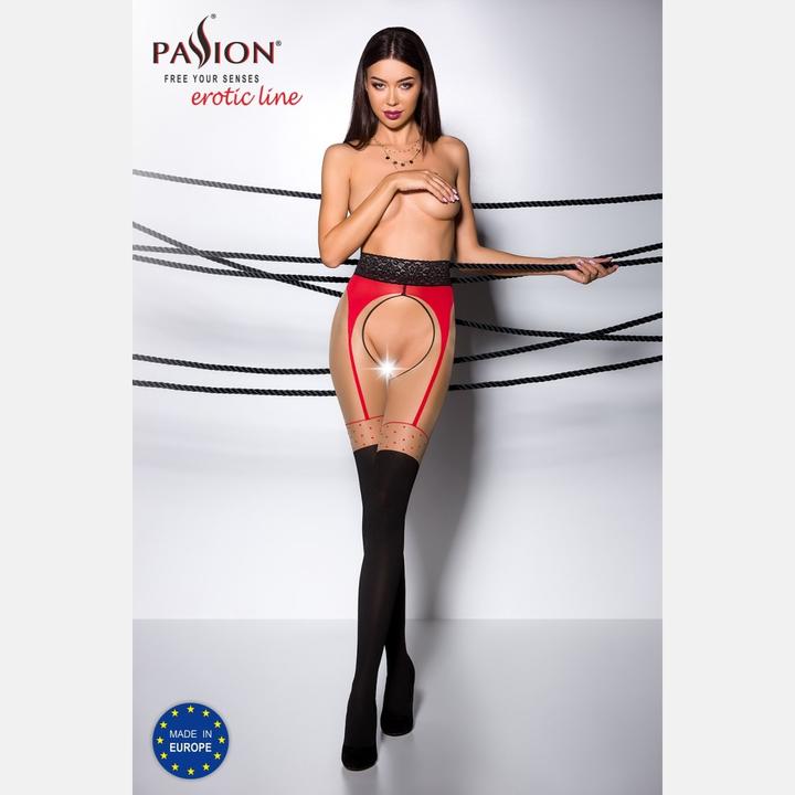 Actual product image Passion Pantyhose ouvert "Thiophene 003" (20/40DEN) (S/M)