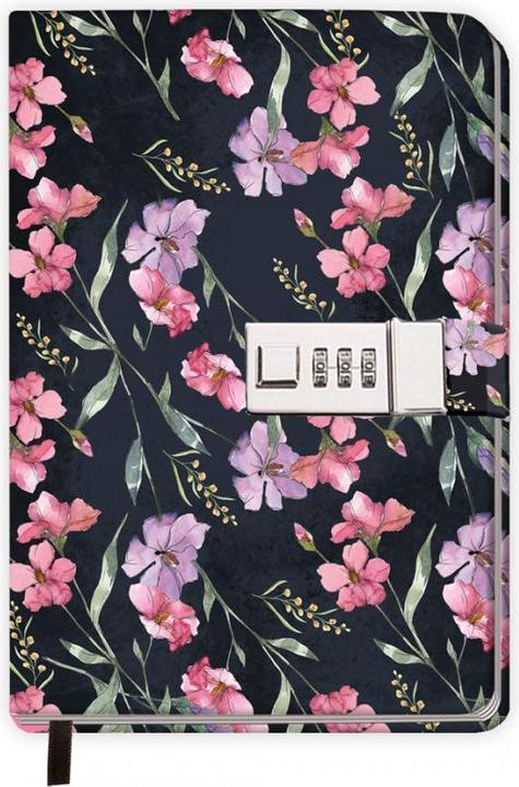 Produktbild Tagebuch mit Zahlenschloss Flowers (Deutsch, Trötsch Verlag GmbH & Co. KG, 2022)