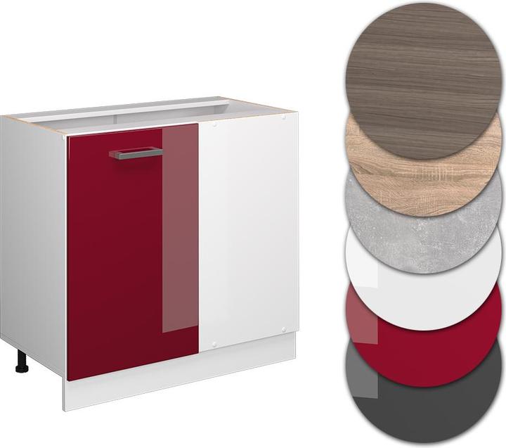 Produktbild Vicco Eckunterschrank R-Line (86 x 60 x 81.5 cm)