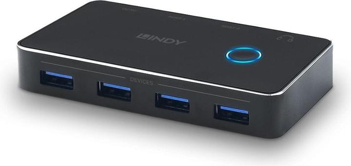 Actual product image Lindy USB 3.0 Sharing Switch 2:4