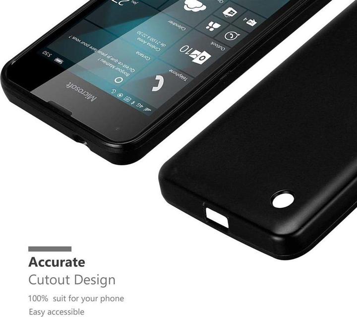 Productafbeelding Cadorabo TPU Matte Metallic hoes (Microsoft Lumia 550)