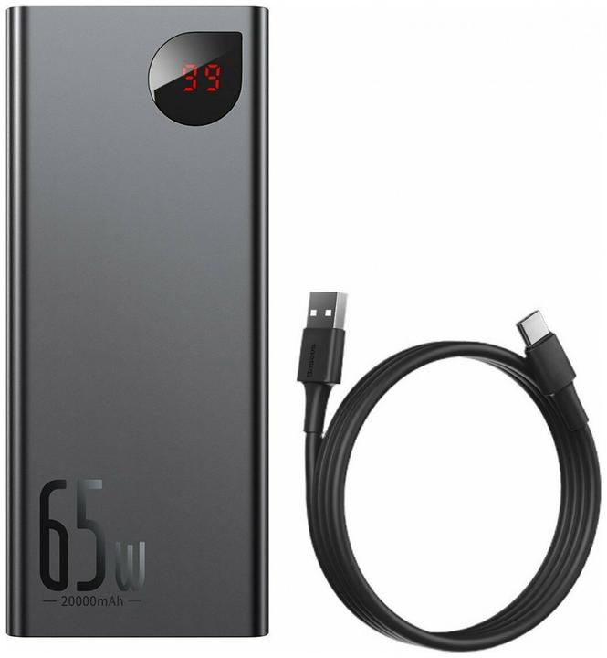 Actual product image Baseus Adaman Series (20000 mAh, 65 W, 74 Wh)