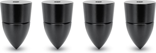 Actual product image Dynavox SubWatt devices and speaker feet set of 4 black (Screen protective film)